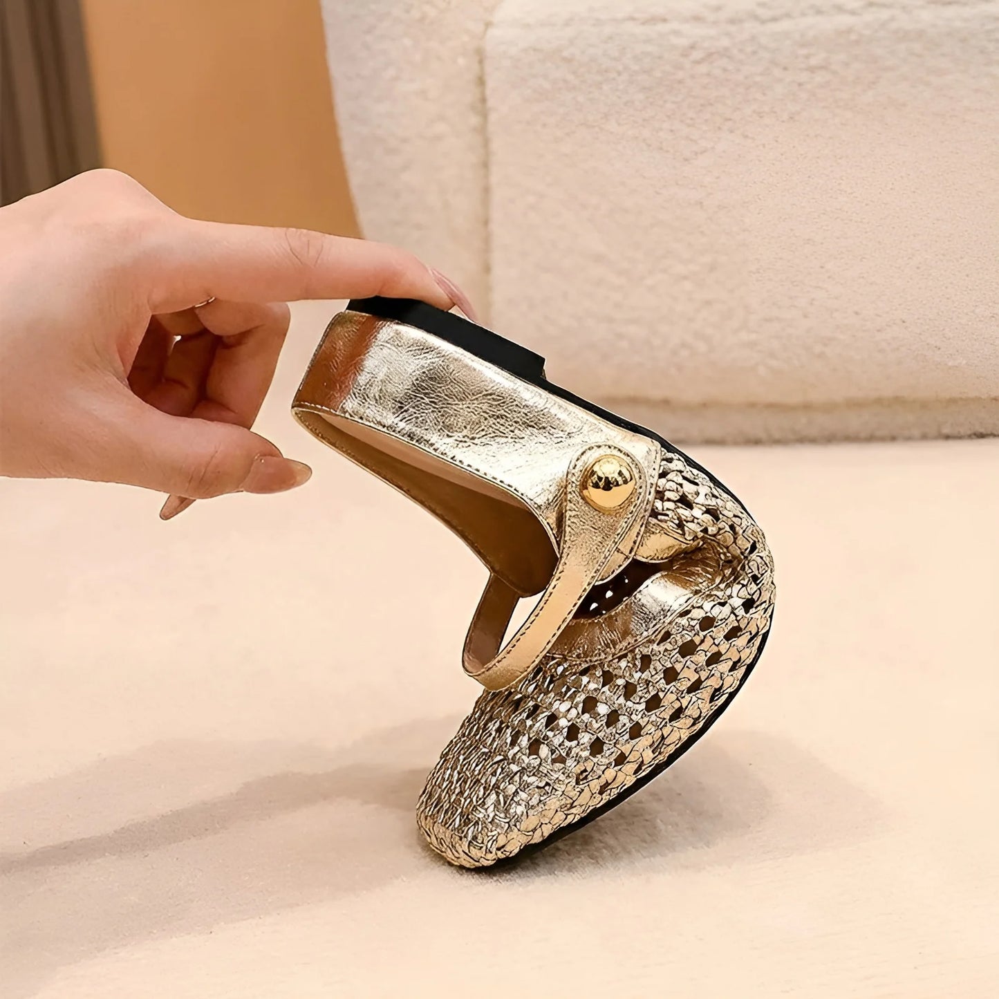 Woven Comfort Mules